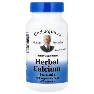 Фото товара: Кальций Christopher's Original Formulas Herbal Formula, 100 растительных капсул