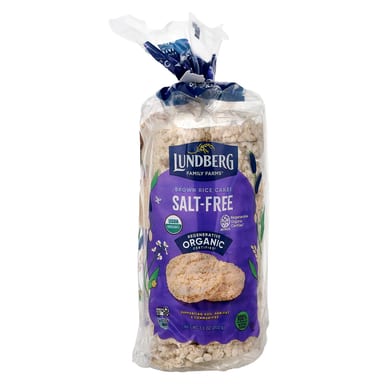 Рис Lundberg Organic Brown Cakes Salt-Free, 202 г