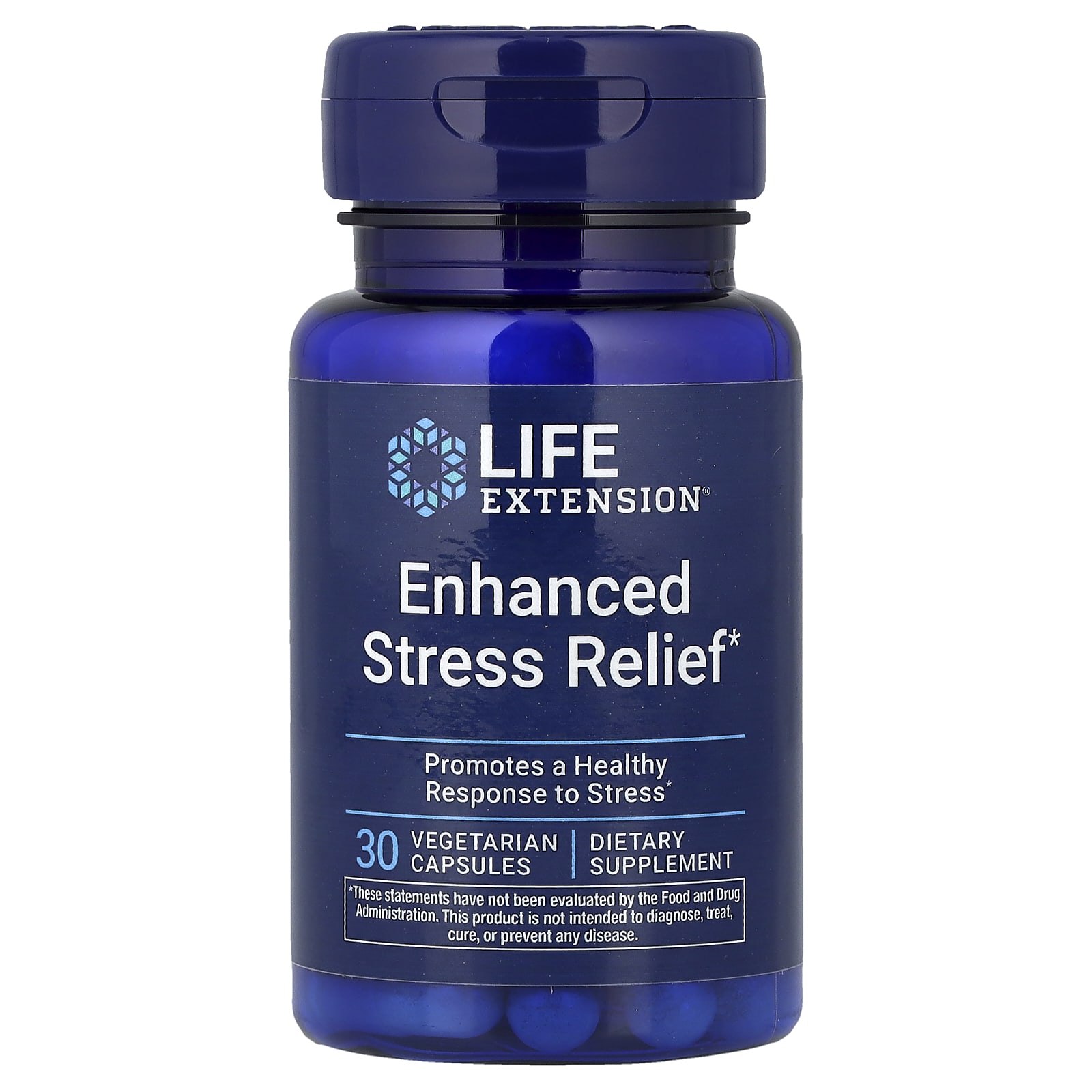 Снятие стресса Life Extension, 30 вегетарианских капсул