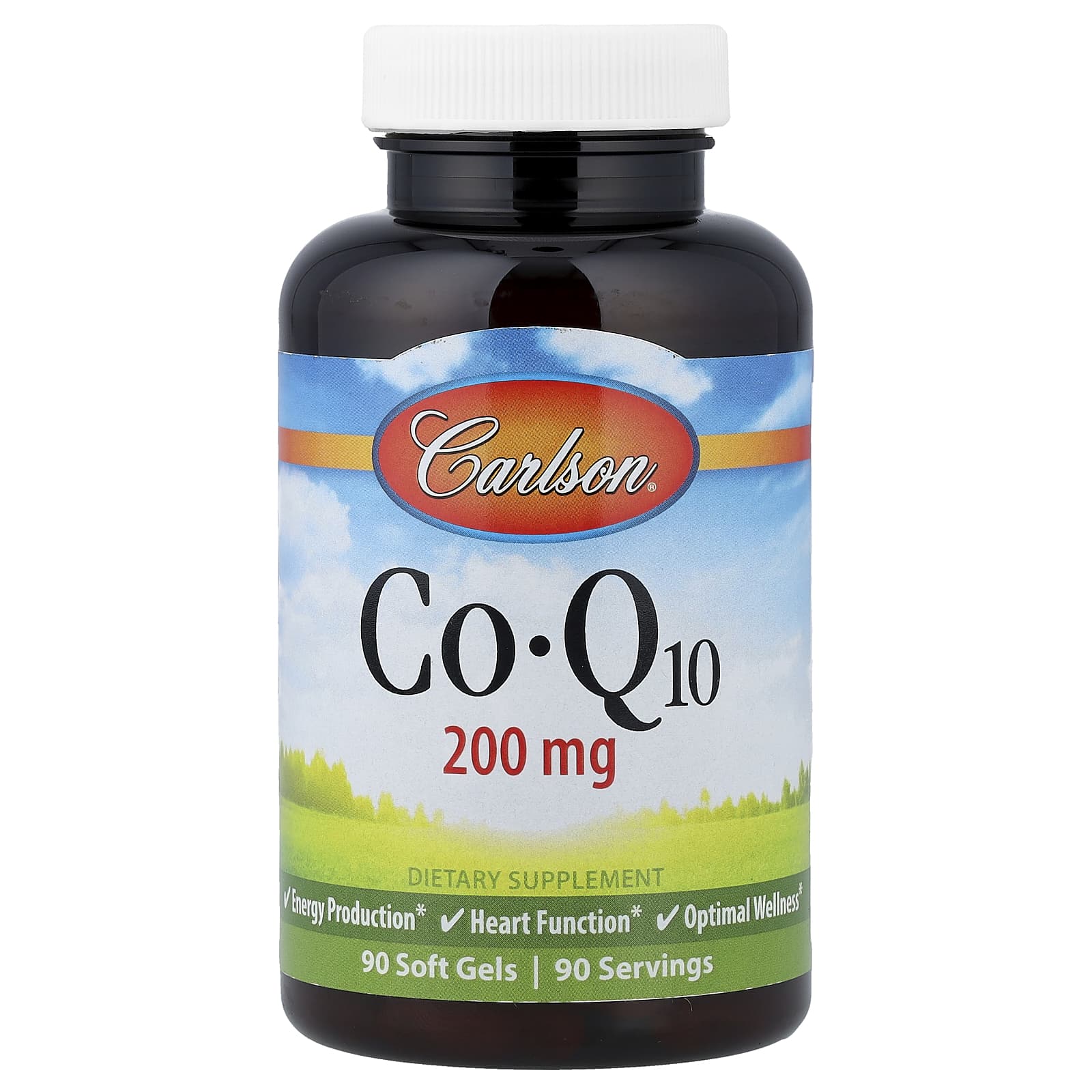 Коэнзим Q10 Carlson, 200 мг, 90 мягких капсул