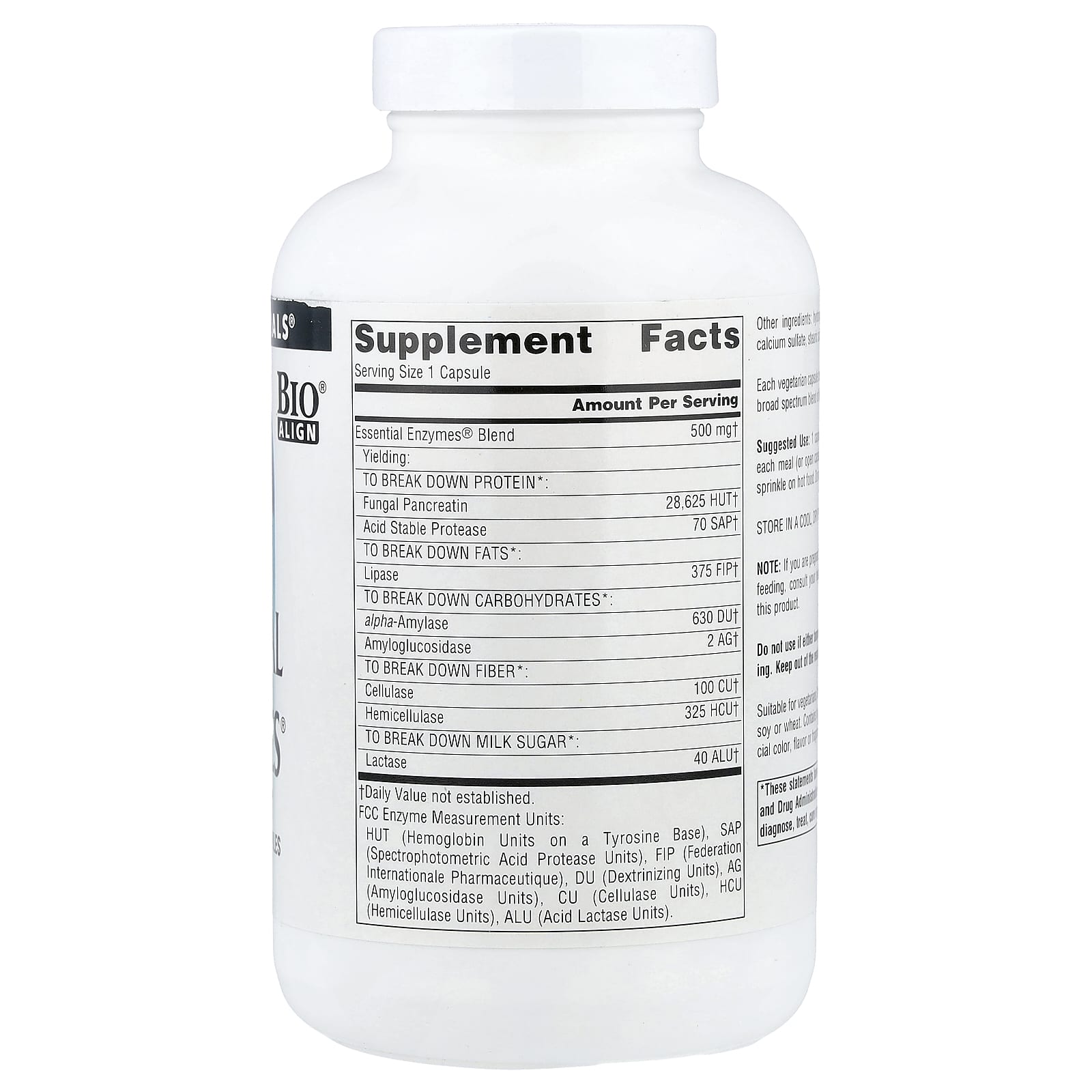Ферменты Source Naturals Daily Essential®, 240 растительных капсул — фото 3