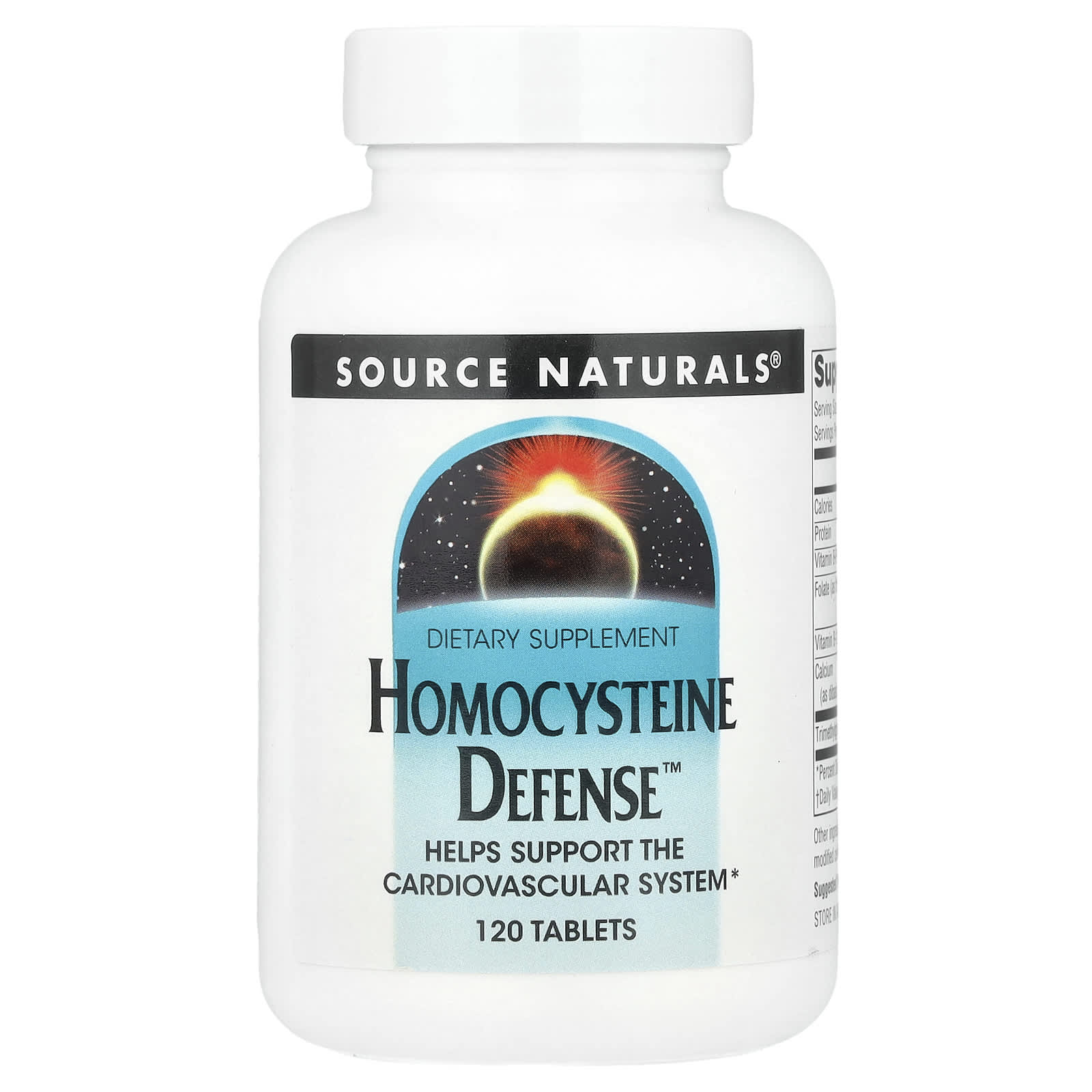 Комплекс Homocysteine Defense Source Naturals™, 120 таблеток