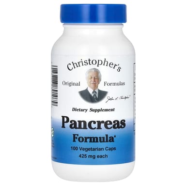 Комплекс Christopher's Original Formulas Pancreas, оттенок 100 Vegetarian Caps