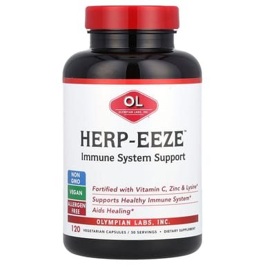 Herp-Eeze™ Олимпийские Лаборатории, 120 вегетарианских капсул