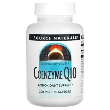 Фото товара: Коэнзим Q10 Source Naturals, 200 мг, 60 мягких капсул