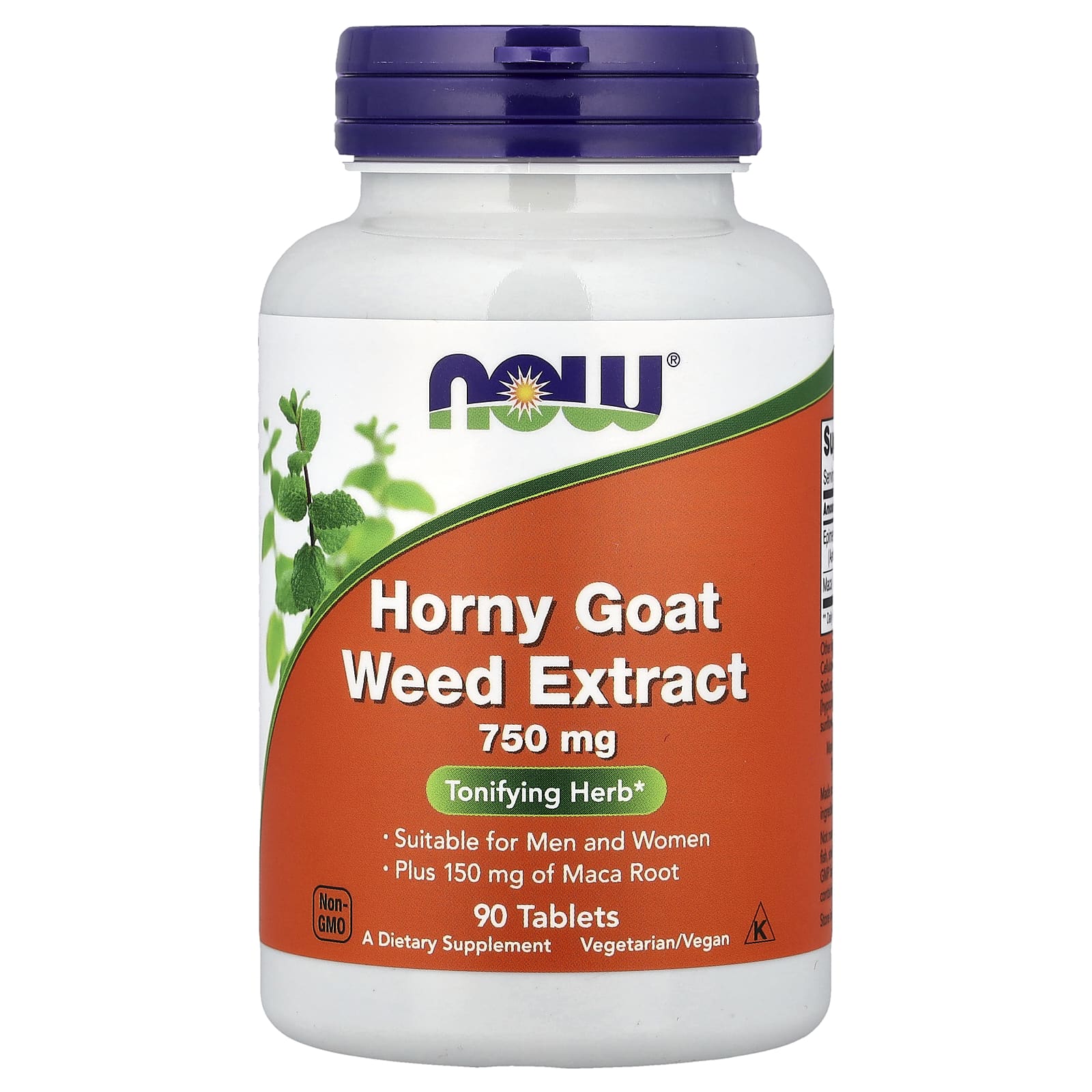 Горянка NOW Foods Extract, 90 таблеток