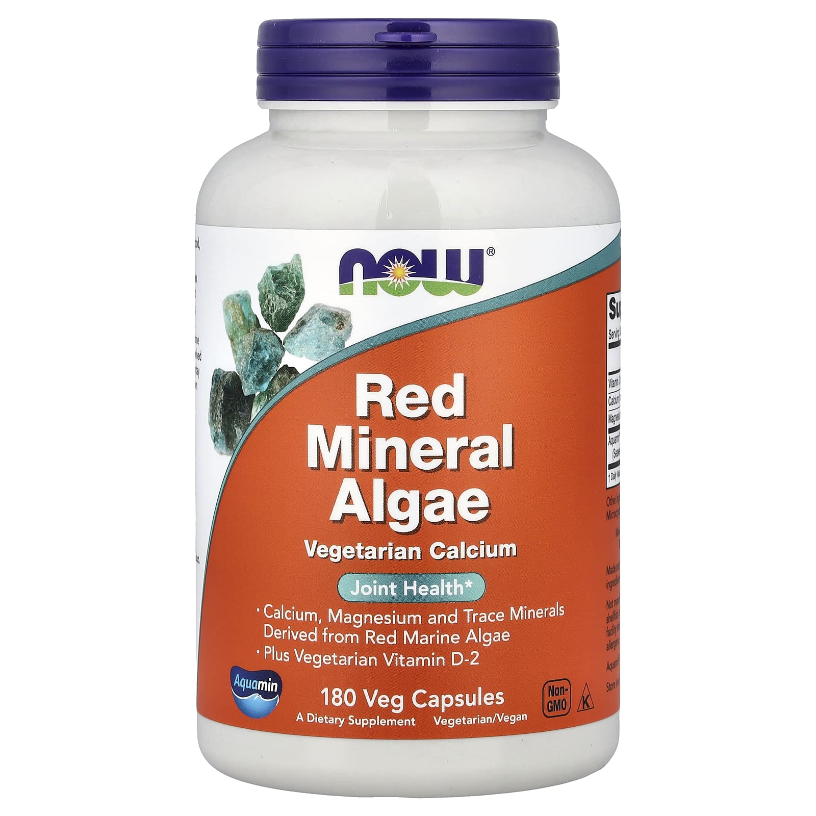 Минерал NOW Foods Red Algae, 180 растительных капсул