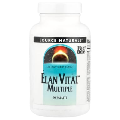 Мультивитамины Elan Vital Source Naturals Elan Vital™ Multiple, 90 таблеток