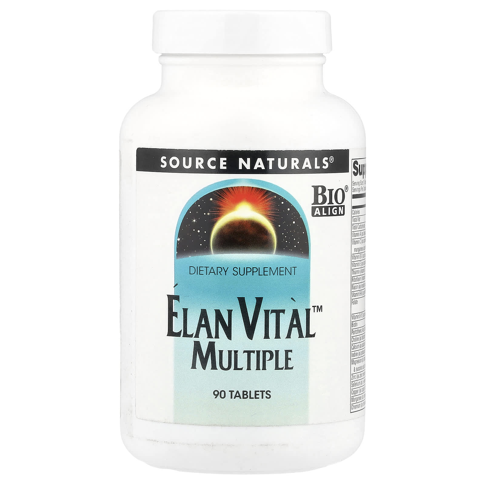 Мультивитамины Elan Vital Source Naturals Elan Vital™ Multiple, 90 таблеток