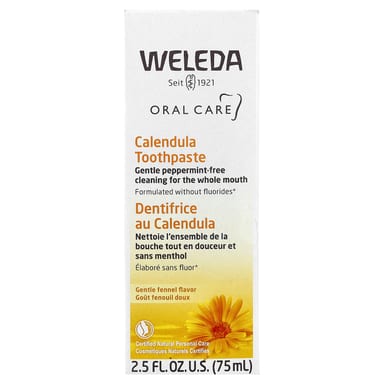 Зубная паста Weleda Oral Care Calendula Gentle Fennel, 75 мл