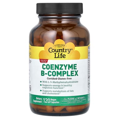 Комплекс витаминов B Country Life Coenzyme B-Complex, 120 растительных капсул