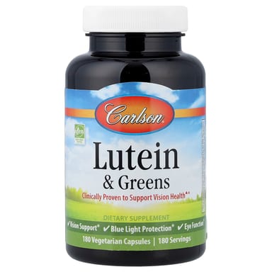 Лютеин Carlson & Greens, 180 растительных капсул