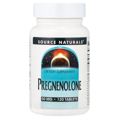 Прегненолон Source Naturals, 50 мг, 120 таблеток