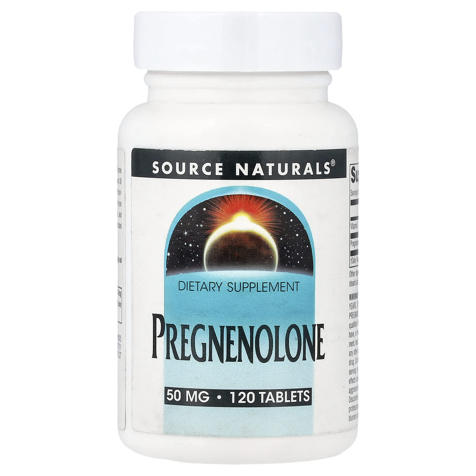 Прегненолон Source Naturals, 50 мг, 120 таблеток
