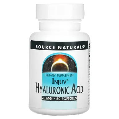 Фото товара: Гиалуроновая кислота Source Naturals Injuv, 60 мягких капсул