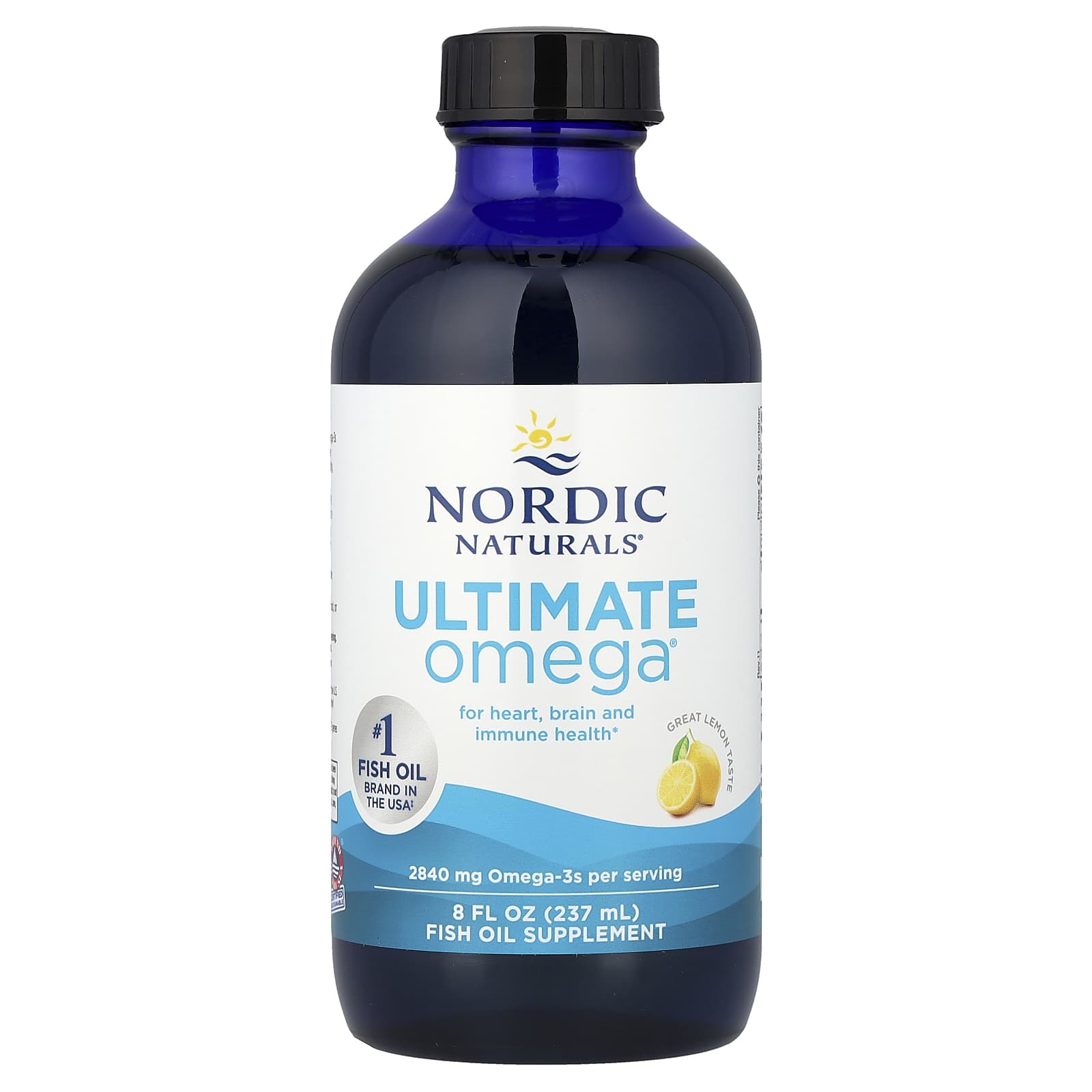 Омега-3 Ultimate Omega Nordic Naturals Ultimate Omega®, вкус Lemon, 237 мл
