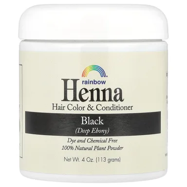 Фото товара: Кондиционер Rainbow Research Henna Hair Color &, оттенок чёрный, 113 г