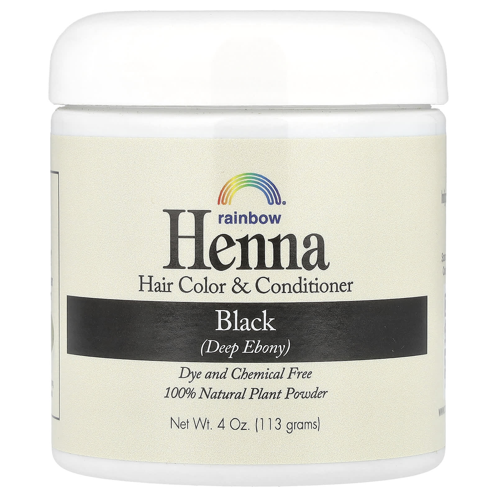 Кондиционер Rainbow Research Henna Hair Color &, оттенок Black, 113 г