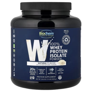 Сывороточный протеин Biochem 100% Isolate Powder Natural, 699 г, порошок