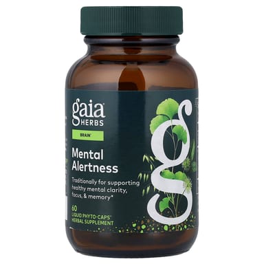 Умственная ясность Gaia Herbs, 60 жидких фитокапсул по 418 мг