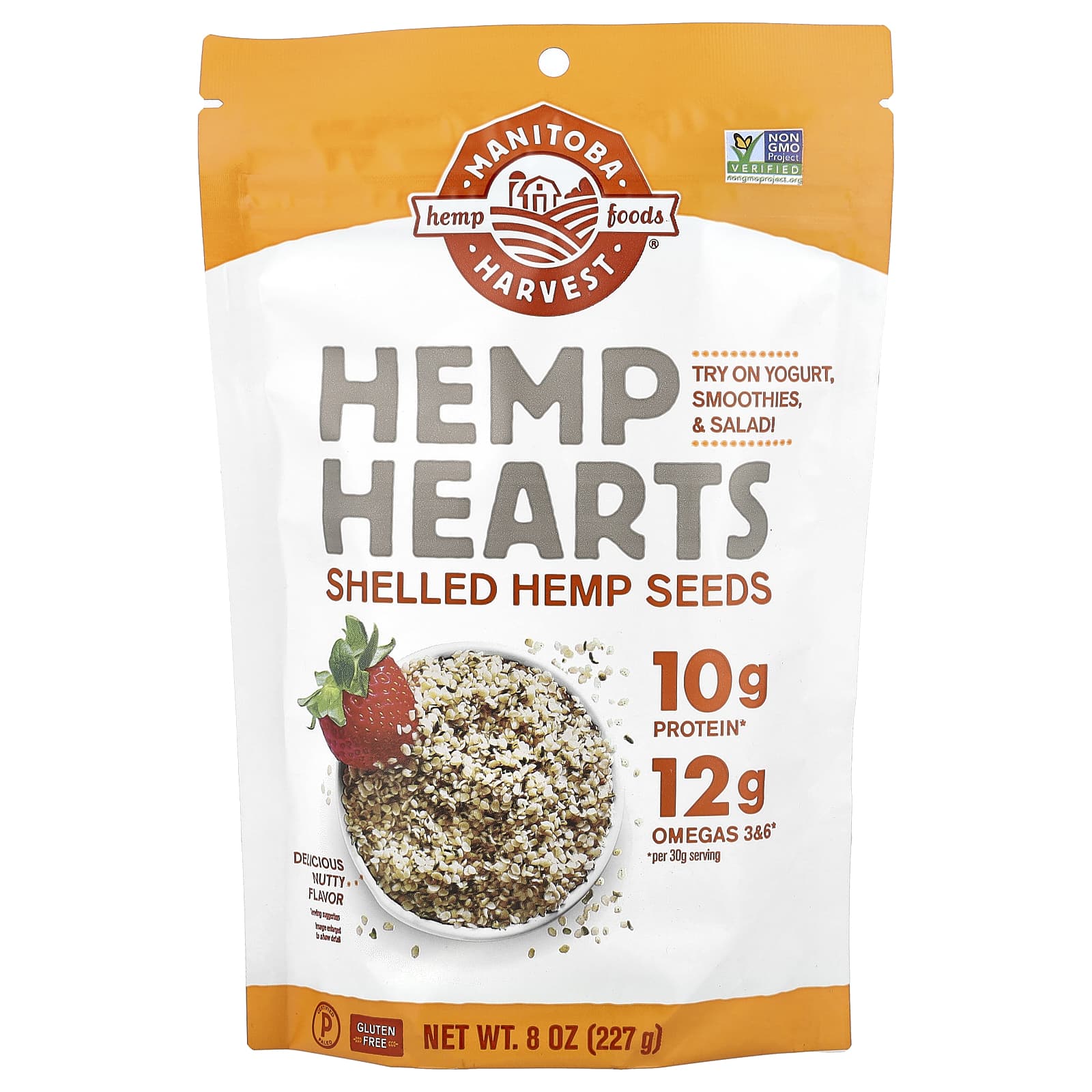 Семена конопли Manitoba Harvest Hemp Hearts Shelled, 227 г