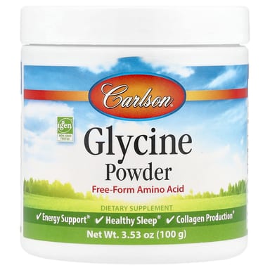 Аминокислота Carlson Glycine Powder Free Form, 100 г