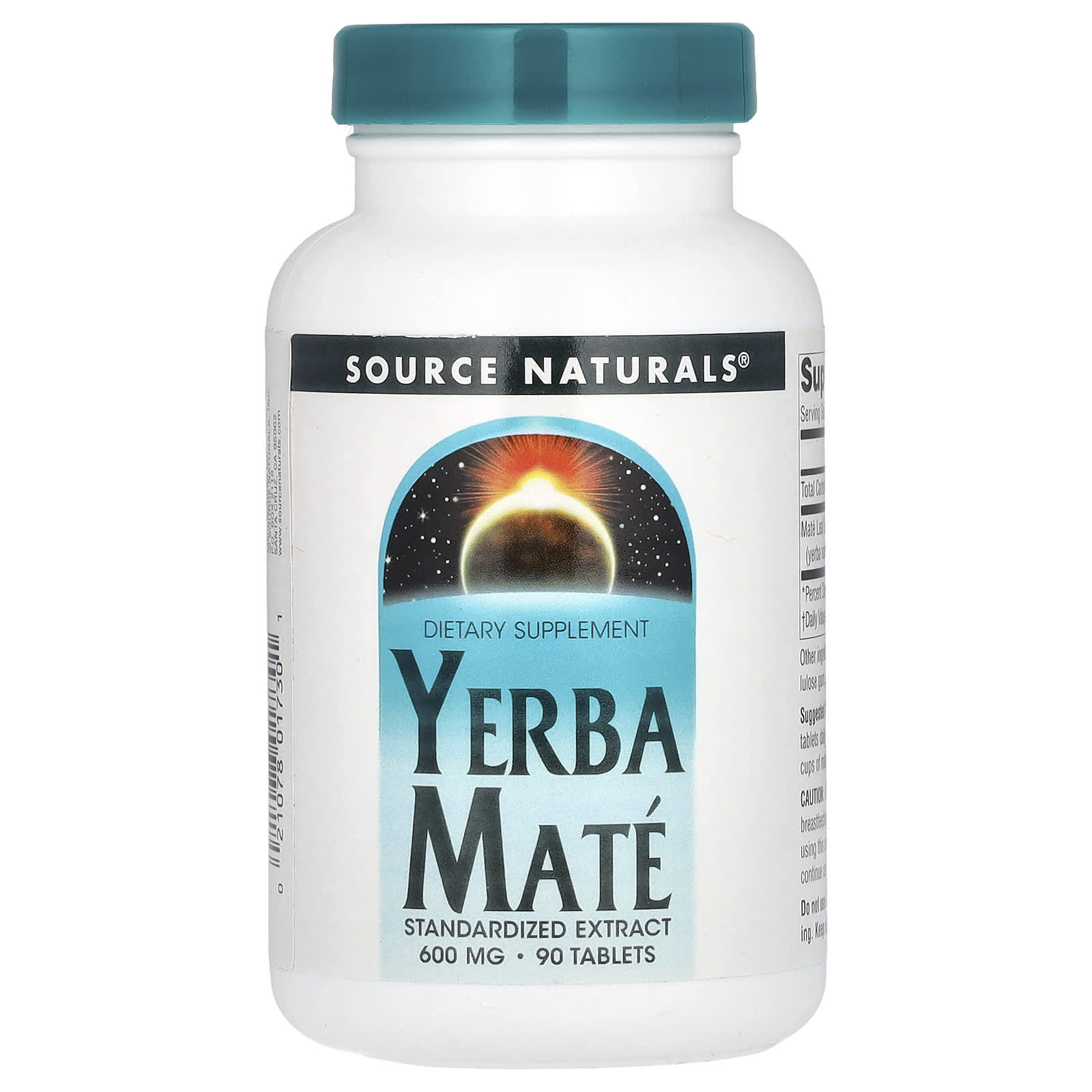 Йерба мате Source Naturals, 600 мг, 90 таблеток