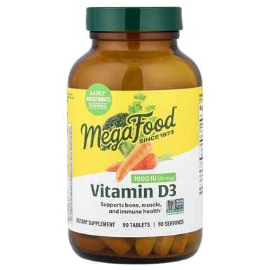 Витамин D3 MegaFood, 90 таблеток