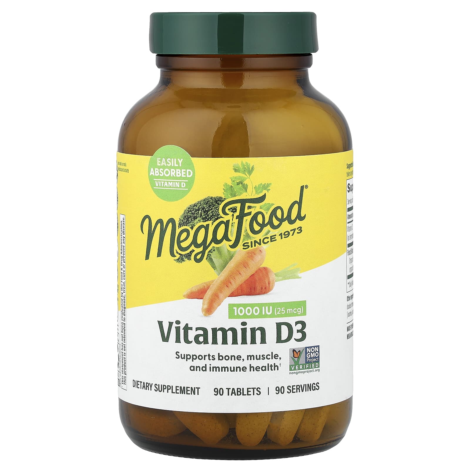 Витамин D3 MegaFood, 90 таблеток
