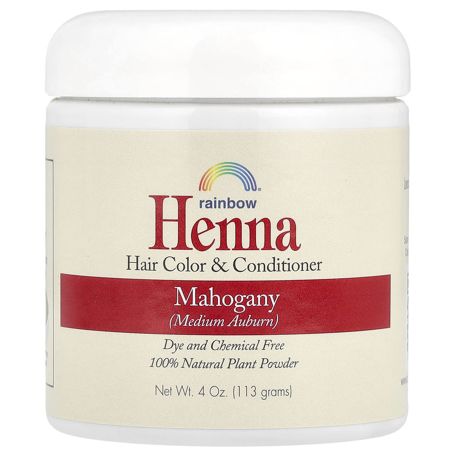 Кондиционер Rainbow Research Henna Hair Color & Mahogany (Medium Auburn), 113 г