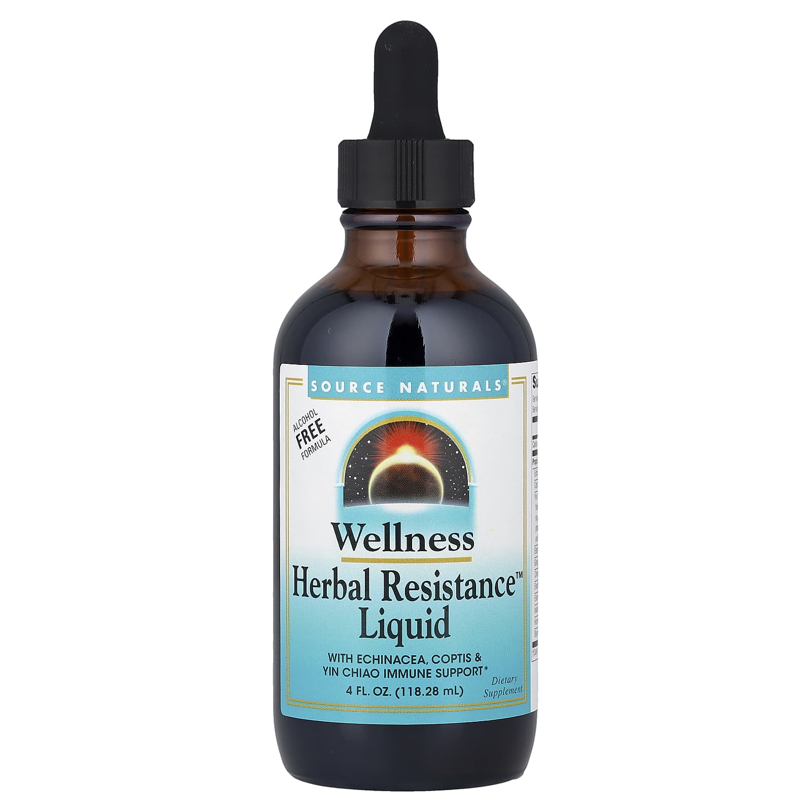 Жидкий травяной комплекс Wellness Herbal Resistance Source Naturals Wellness Herbal Resistance™ Liquid, 118.28 мл, жидкая форма