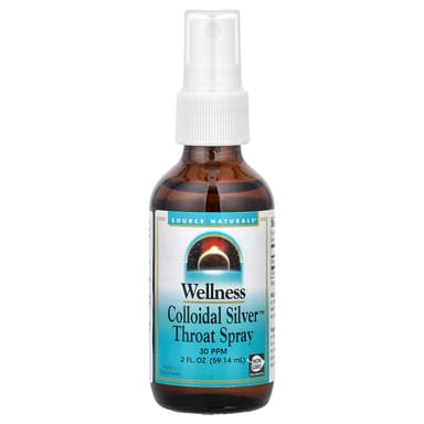 Спрей для горла Source Naturals Wellness Colloidal Silver™ Throat, 59.14 мл