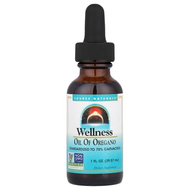 Орегано Source Naturals Wellness, 29.57 мл, масло
