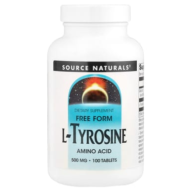 L-тирозин Source Naturals L-Tyrosine, 500 мг, 100 таблеток