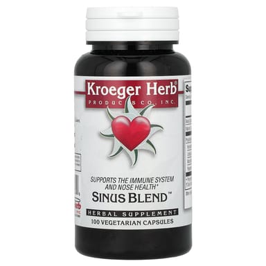 Синусный комплекс Kroeger Herb Co, 100 вегетарианских капсул