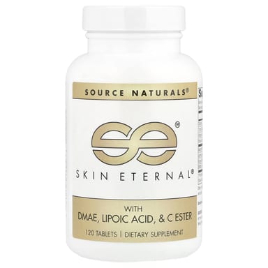 DMAE Source Naturals Skin Eternal® with Lipoic Acid & C Ester, 120 таблеток