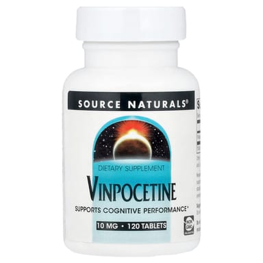 Винпоцетин Source Naturals, 10 мг, 120 таблеток