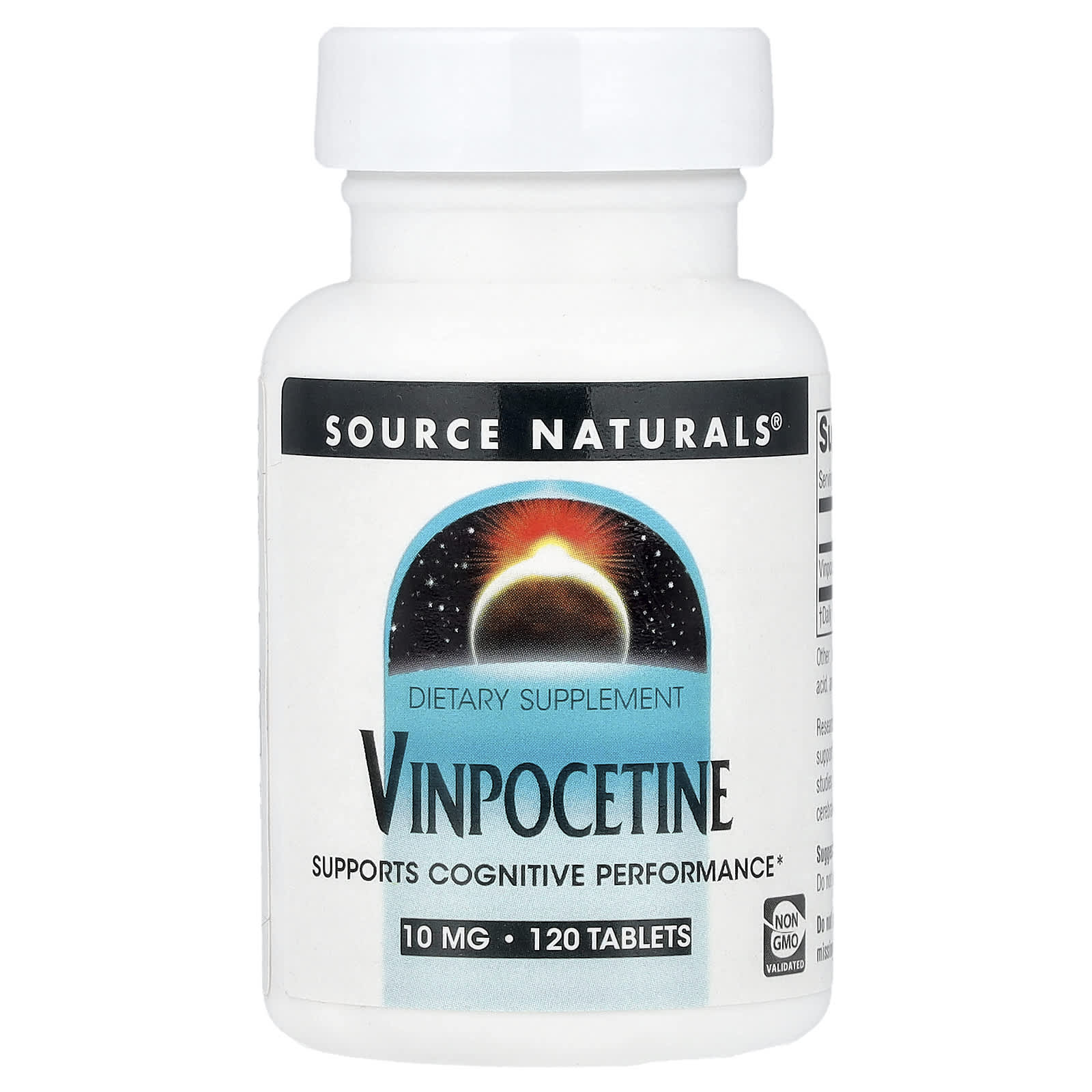 Винпоцетин Source Naturals, 10 мг, 120 таблеток
