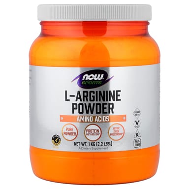 L-аргинин NOW Foods L-Arginine, 1 кг, порошок