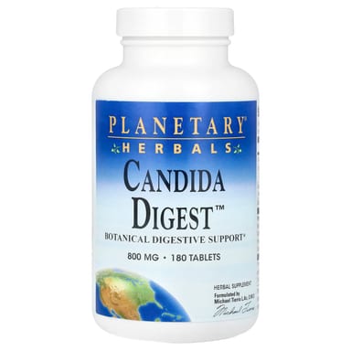 Комплекс Candida Digest Planetary Herbals™, 180 таблеток