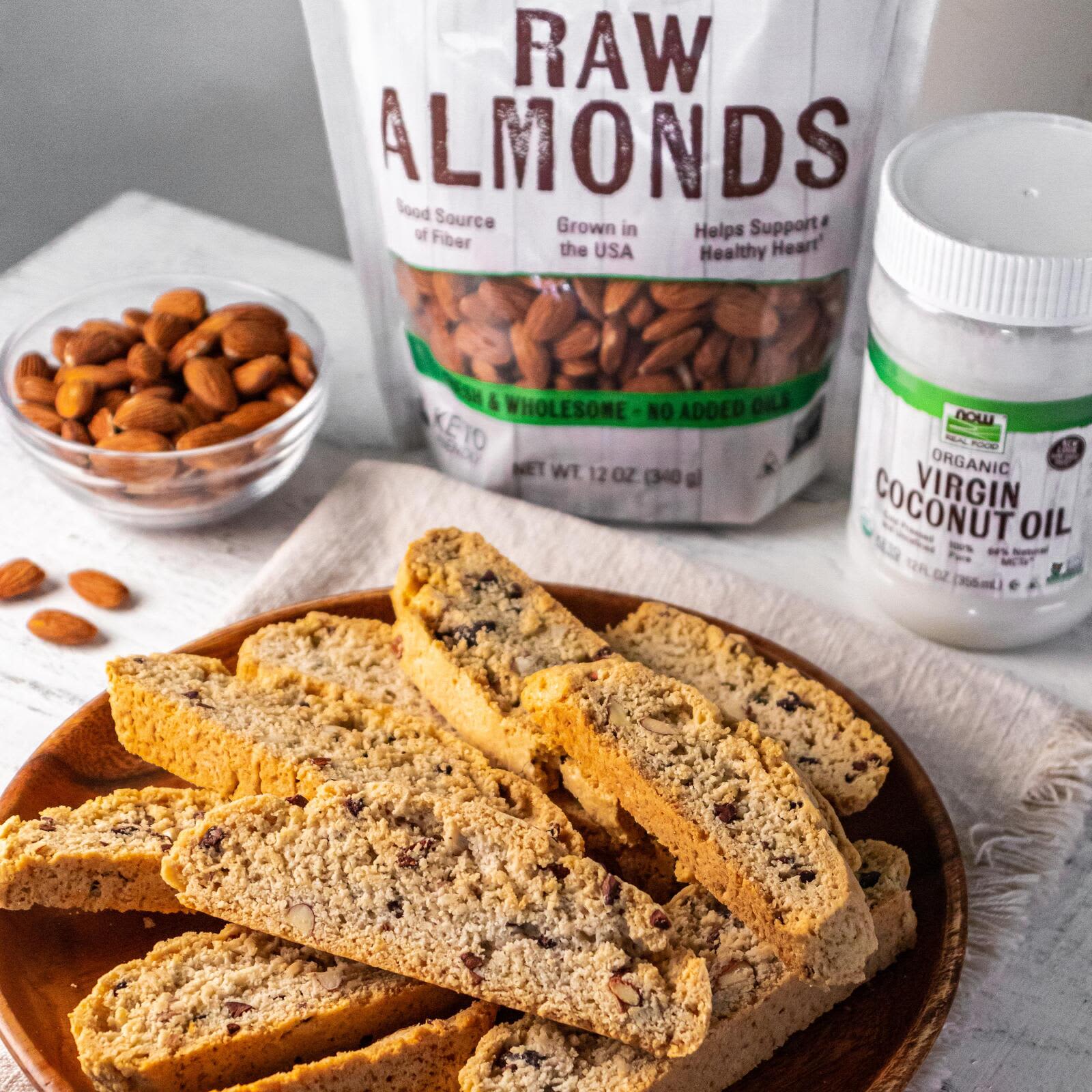 Миндаль NOW Foods Real Food Unsalted, вкус Raw Almonds, 454 г — фото 4