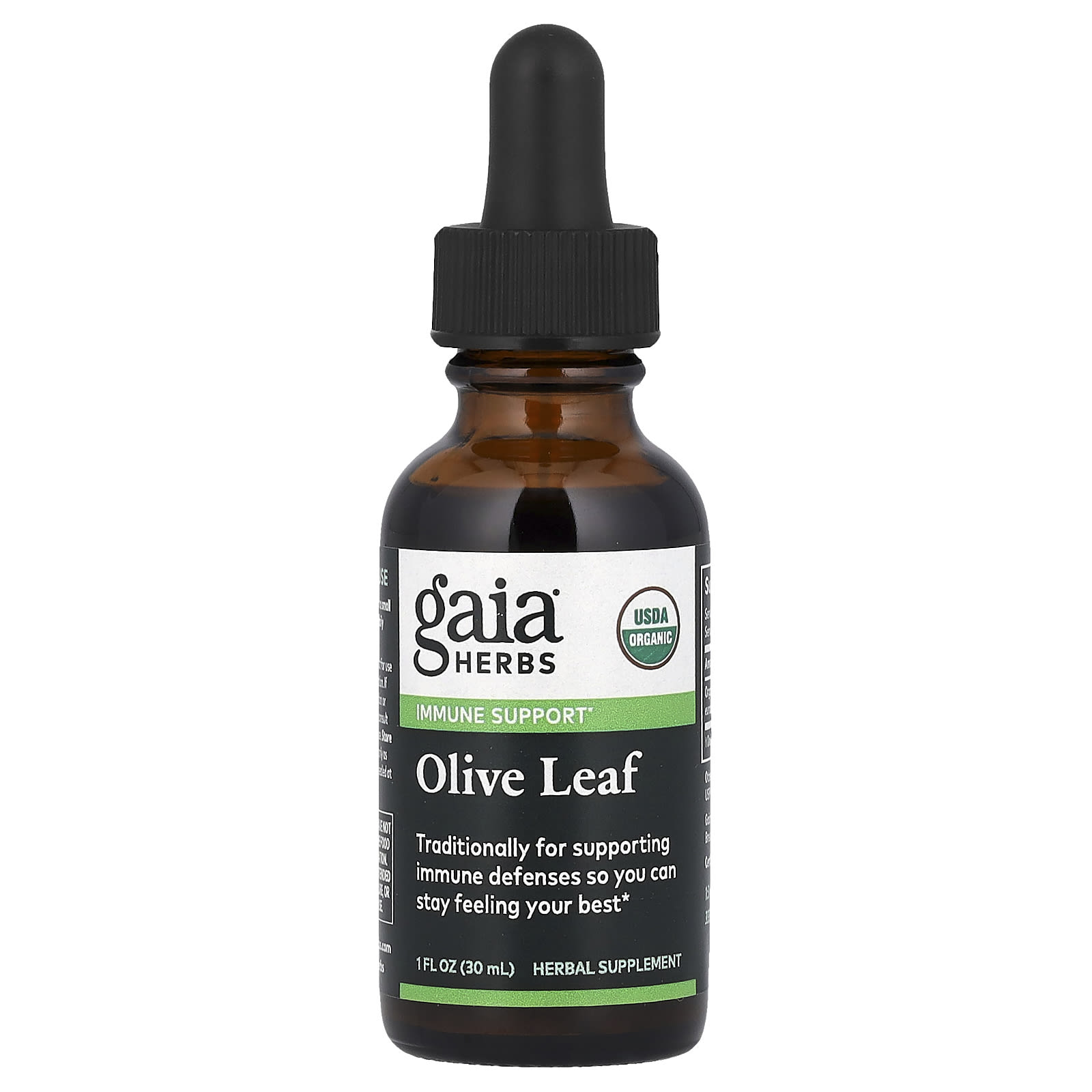 Экстракт листьев оливы Gaia Herbs, 30 мл