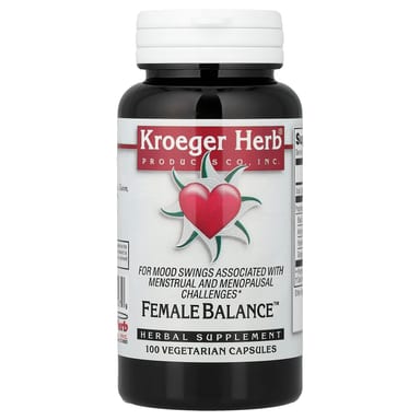 Комплекс Female Balance Kroeger Herb Co™, 100 растительных капсул