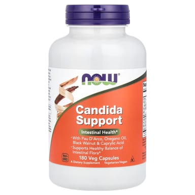 Комплекс NOW Foods Candida Support, 180 растительных капсул
