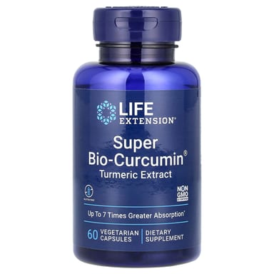 Куркумин Life Extension Super Bio- Turmeric Extract, 60 растительных капсул
