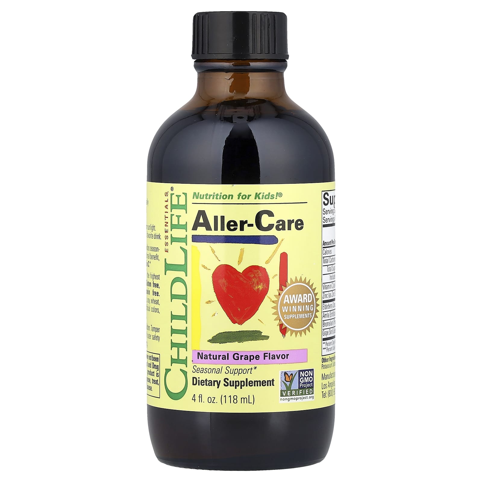 Аллергический сироп ChildLife Essentials, 4 fl oz (118 ml)