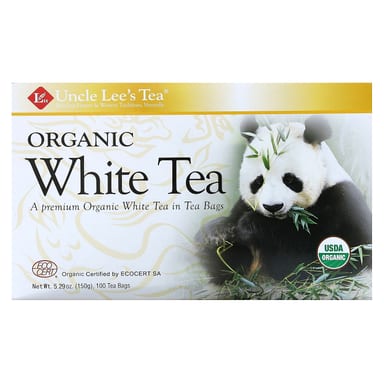 Чайные пакетики Uncle Lee's Tea Organic White Tea 100, 150 г