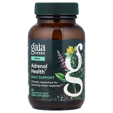 Комплекс для надпочечников Gaia Herbs® Daily Support, оттенок 60 Liquid Phyto-Caps®, жидкая форма