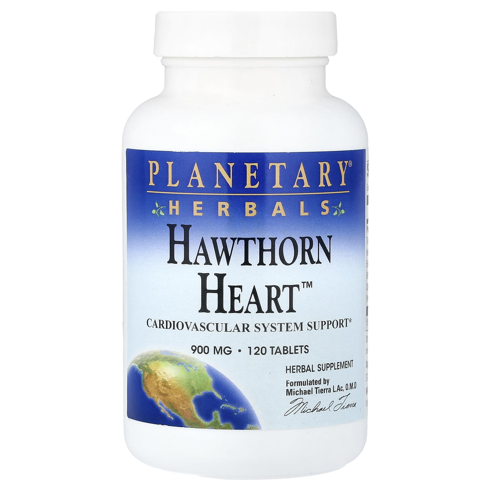 Ягоды боярышника Planetary Herbals Heart™, 120 таблеток