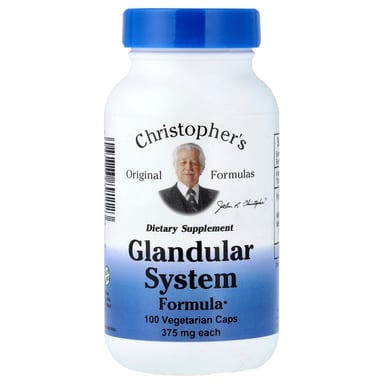 Комплекс Christopher's Original Formulas Glandular System, оттенок 100 Vegetarian Caps